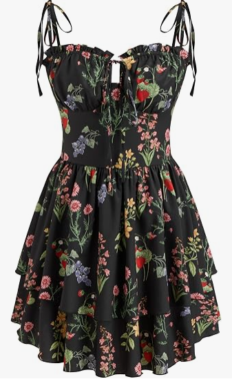 Straps, Cute Vacation Dress